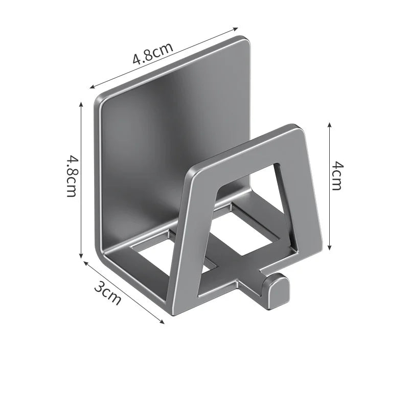 "Stainless Steel Sponge Holder – Stick, Store & Stay Organized!